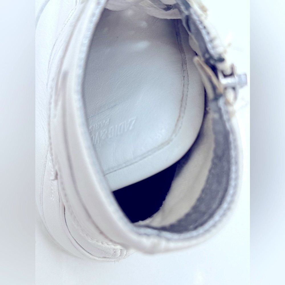 Zadig & Voltaire Women's White High Flash High-Top Platform Sneakers - Picture 7 of 15